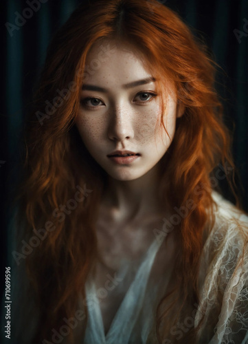 portrait of a asian woman