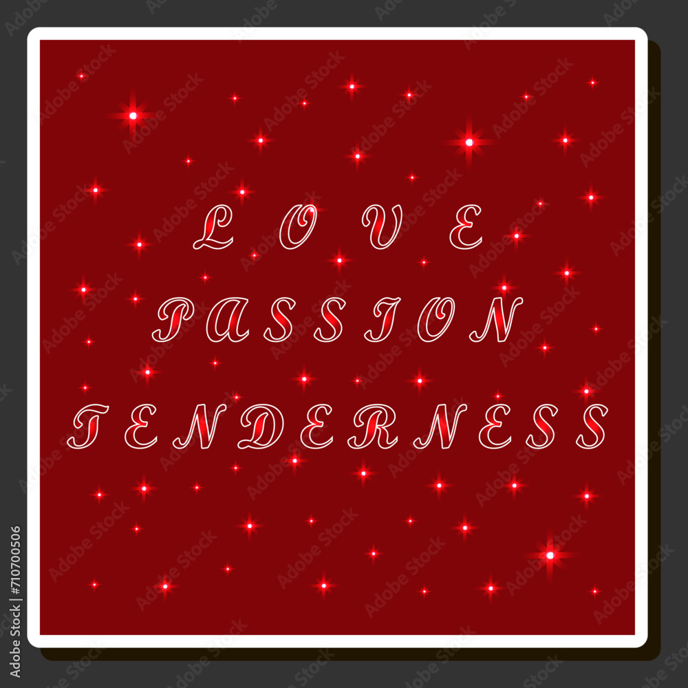 Beautiful illustration on theme of celebrating annual holiday Valentine's Day Beautiful illustration on theme of celebrating annual holiday Valentine's Day