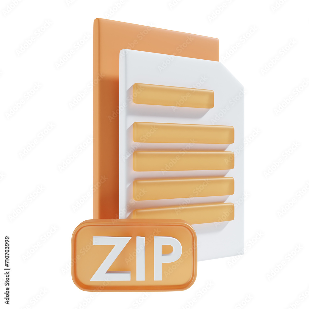 Obraz premium zip file icon