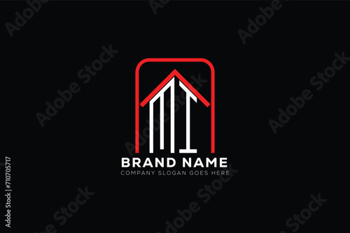 MI letter creative real estate vector logo design . MI creative initials letter logo concept. MI house sheap logo