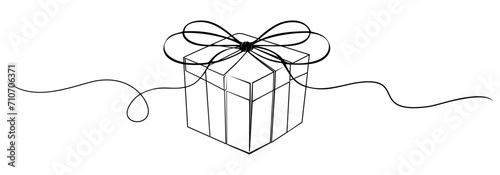 gift box with ribbon