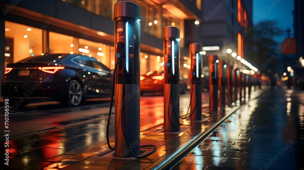 Plug-In and Power Up: Explore Our Electric Vehicle Charging Stations with Cables