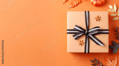 Gift box background with copy space for Christmas gifts, holiday or birthday