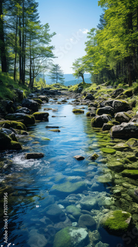 River on the forest