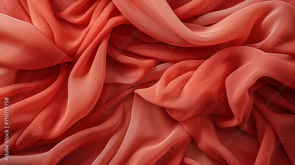 Close Up of Red Fabric