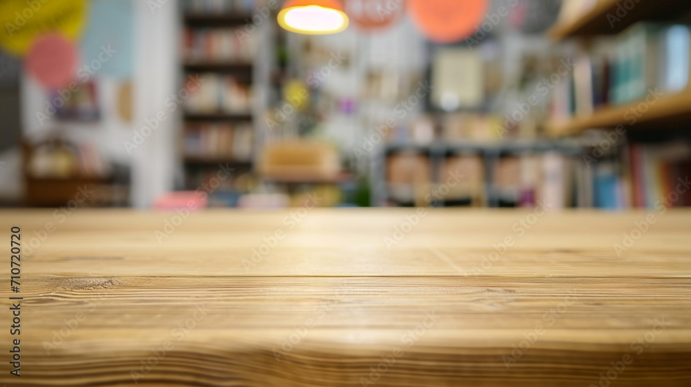 empty wooden oak beige table top and blur of room on a blur world book day decoration background. --no book --ar 16:9 --style raw --stylize 50 --v 6 Job ID: f68e1ad9-8ecd-4759-bada-6430e7a43a91