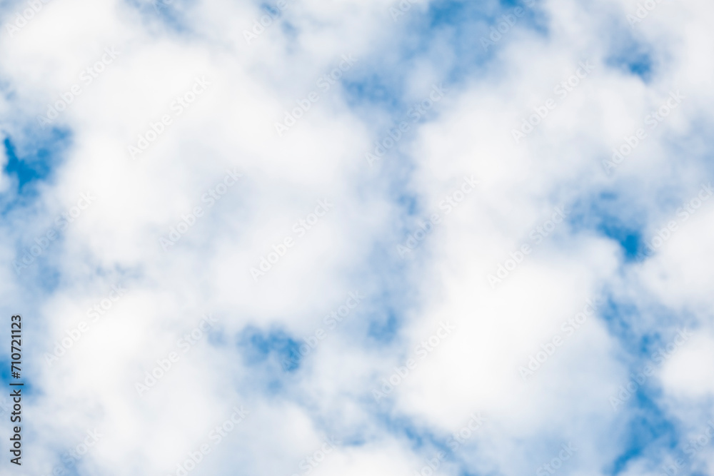 Obraz premium texture of clouds on the blue sky.