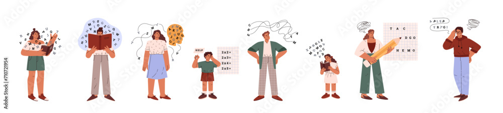 People with learning difficulties set. People with learning difficulties set.