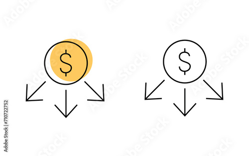 coin. a bag of money. bank. a win. A lot of money. money. credit. loan. A millionaire. a bag of money. interest on money. vector. doodle. on a white background.
