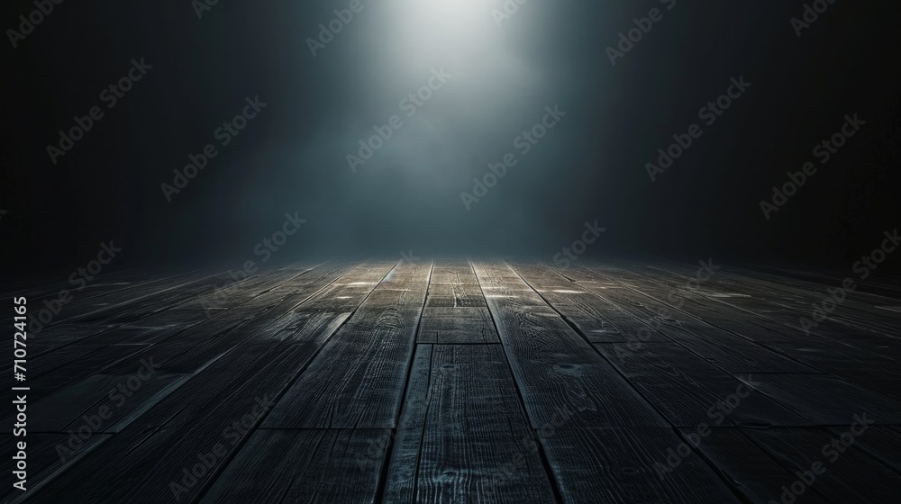 dark room with light background    