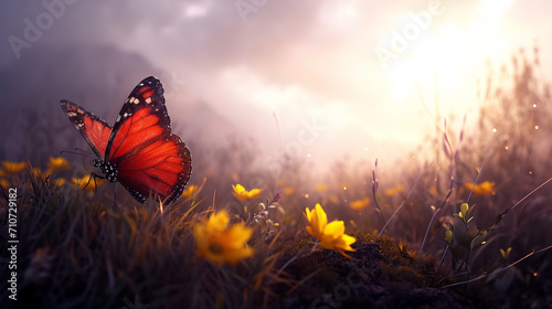 butterfly on a meadow © AA
