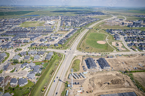 Evergreen Neighborhood Aerial View in Saskatoon © Scott Prokop