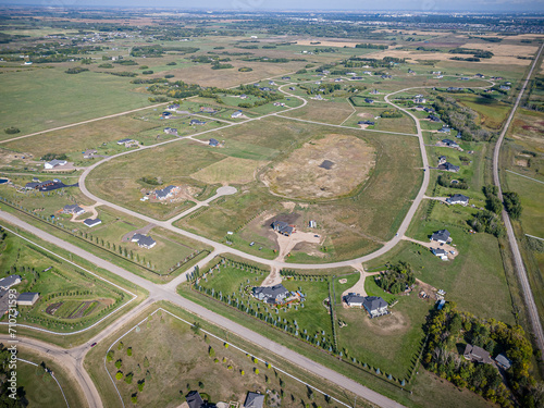 Grasswood Estates Aerial View in Saskatoon photo