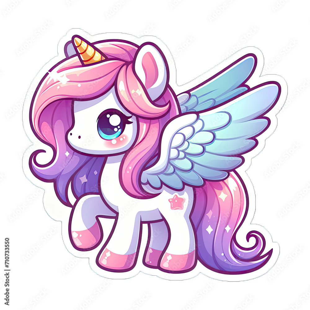 Generative AI Cute Little Unicorn Sticker, cute little baby unicorn sticker, cute tiny pegasus stickers, adorable baby stickers, lovely tiny unicorn stickers, cute little rainbow unicorn stickers Generative AI Cute Little Unicorn Sticker, cute little baby unicorn sticker, cute tiny pegasus stickers, adorable baby stickers, lovely tiny unicorn stickers, cute little rainbow unicorn stickers