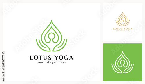 Yoga Meditation Logo Design Inspiration