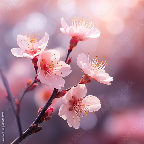 close up of sakura blossm
