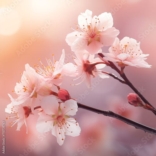 close up of sakura blossm