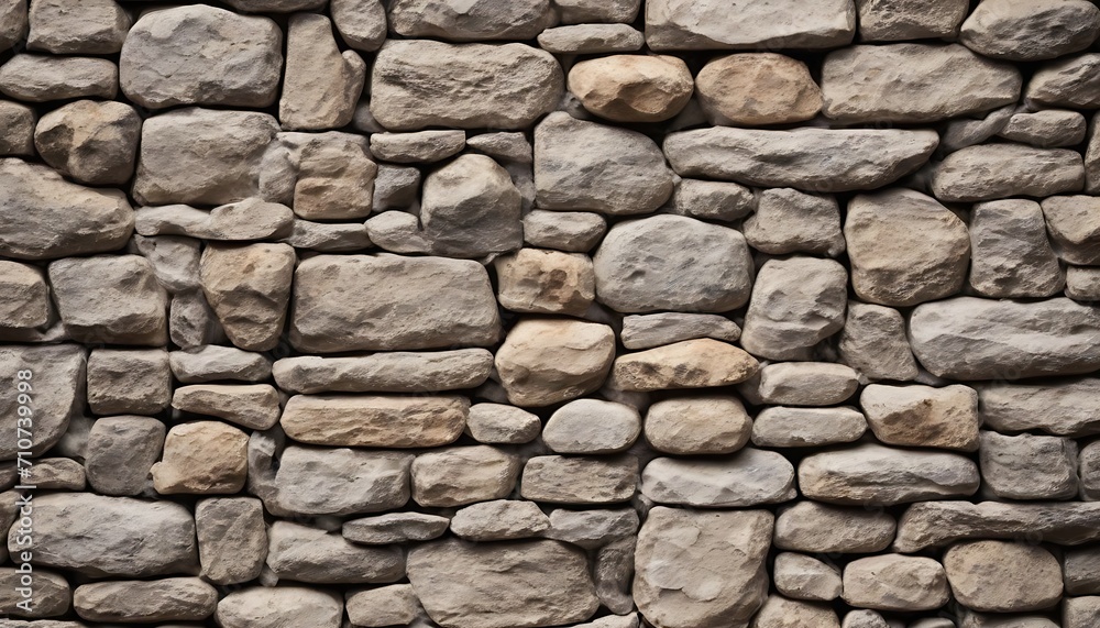 stone wall texture, grey and brown blocks, some rounds some rectangular 
