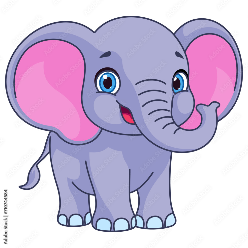 Obraz premium Cute Elephant