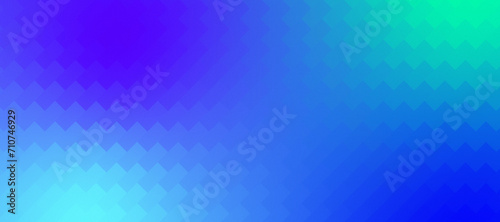 미래 지향적 디지털 느낌의 보라색과 하늘색과 푸른 색이 섞인 네모 타일 배경