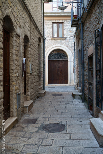 Historic buildings of Potenza  Basilicata  italy
