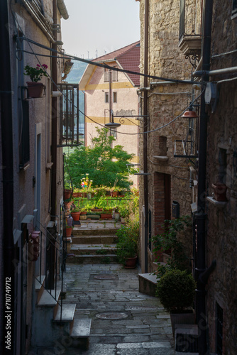 Historic buildings of Potenza, Basilicata, italy