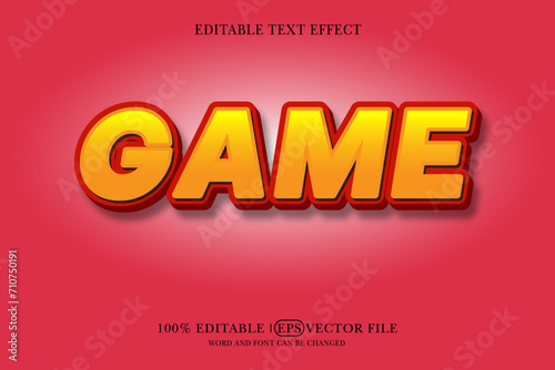 Editable text effect in the style of a cartoon in a game