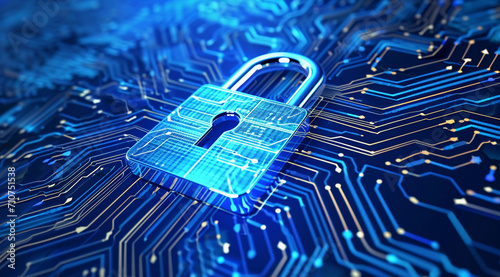 A digital padlock protect network security