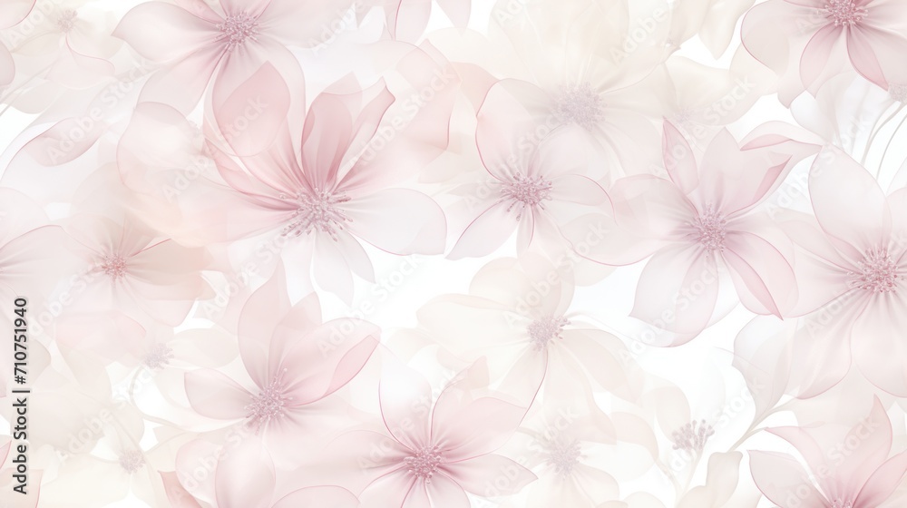  a white and pink floral background with lots of flowers on the bottom of the image and bottom half of the flowers on the bottom half of the image.