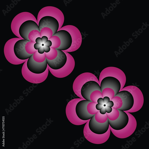 This is beautiful vector picture with flowers design
