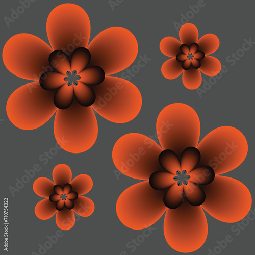 This is beautiful vector picture with flowers design
