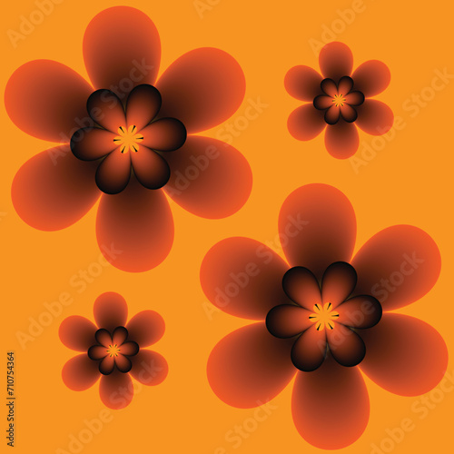 This is beautiful vector picture with flowers design
