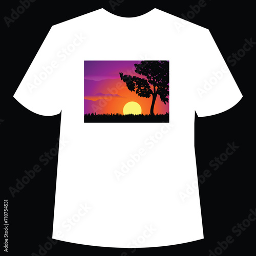 T-shirt design art and illutrator photo