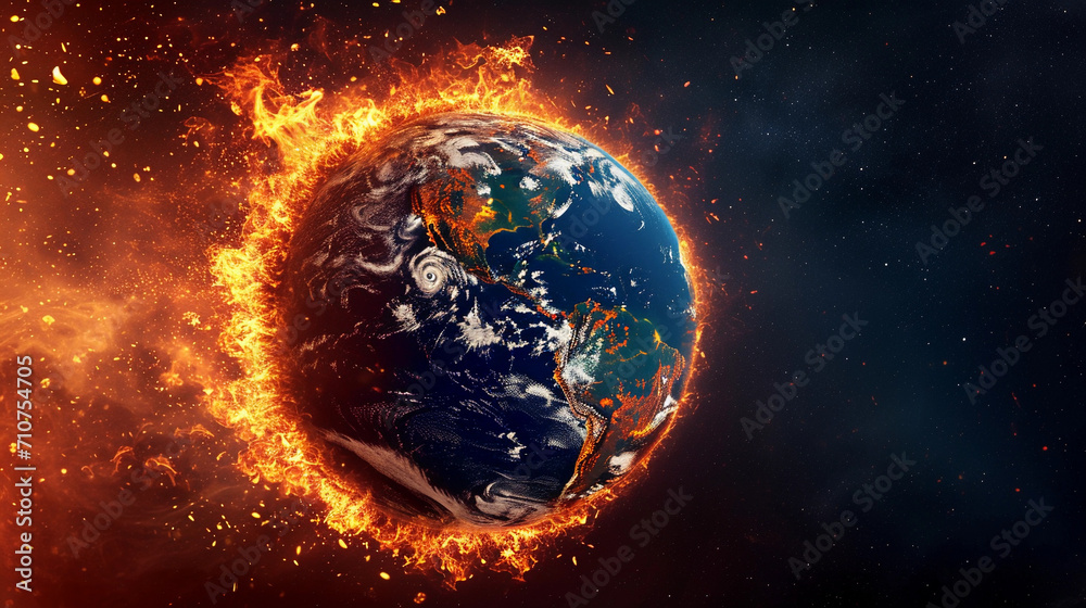 Burning Earth Heat Wave