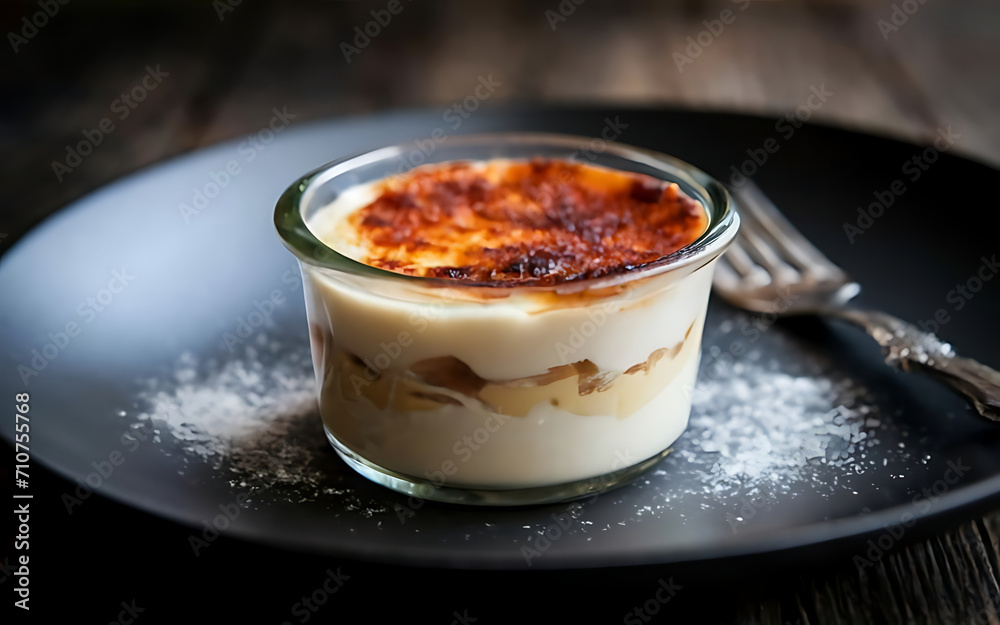 Capture the essence of Creme Brulee in a mouthwatering food photography shot Capture the essence of Creme Brulee in a mouthwatering food photography shot