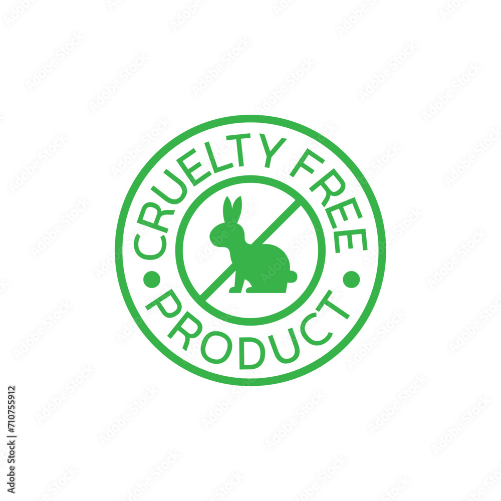 Not tested on animal symbol. Healthy foods badges, product claims