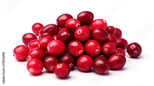  a pile of cranberries sitting on top of each other on top of a white surface in front of a white background.