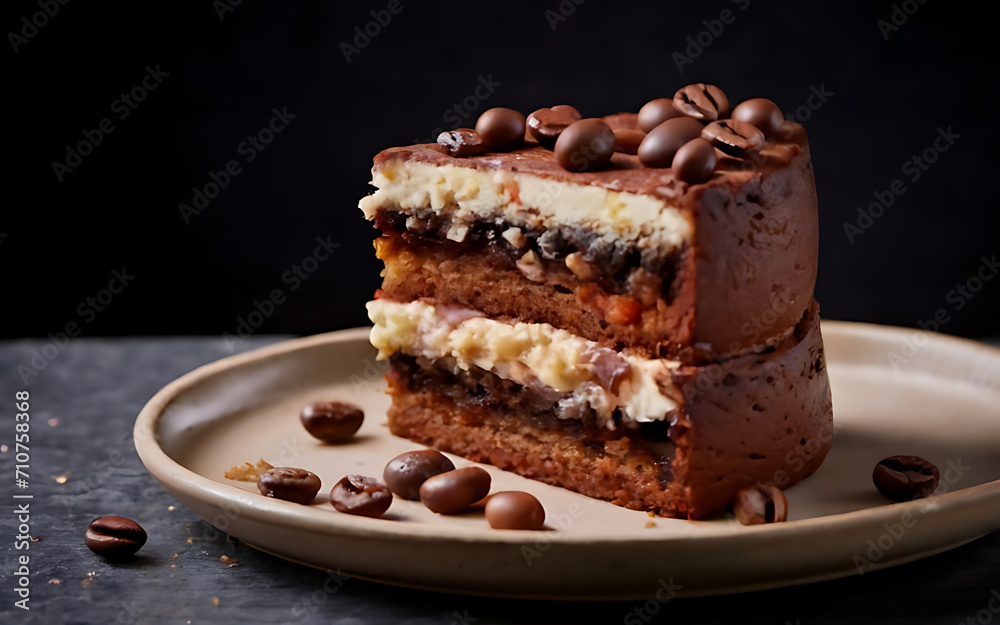 Capture the essence of Coffee Cake in a mouthwatering food photography shot Capture the essence of Coffee Cake in a mouthwatering food photography shot