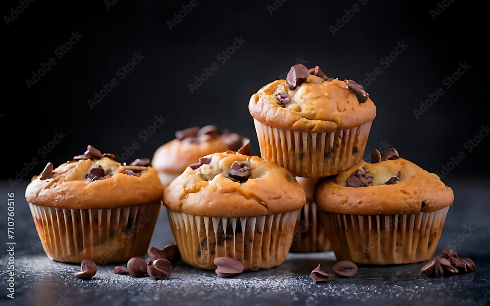 Capture the essence of Muffins in a mouthwatering food photography shot Capture the essence of Muffins in a mouthwatering food photography shot