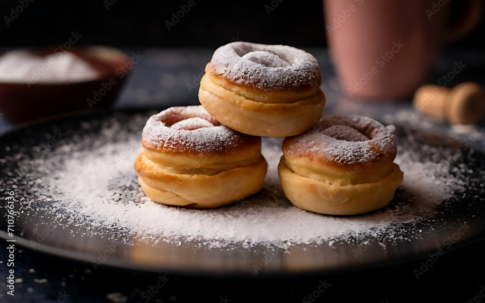 Capture the essence of Cannelle in a mouthwatering food photography shot Capture the essence of Cannelle in a mouthwatering food photography shot