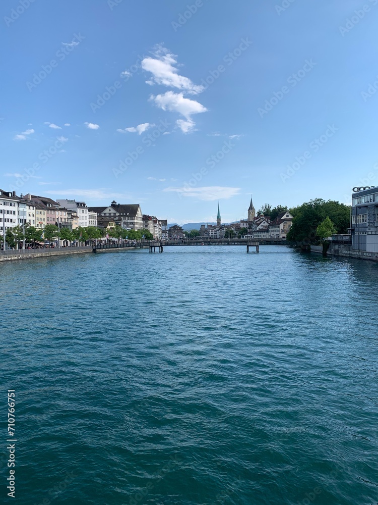 view of the town Zurich-Switzerland 