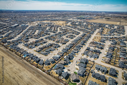 Willowgrove Neighborhood from Above - Saskatoon Aerial View