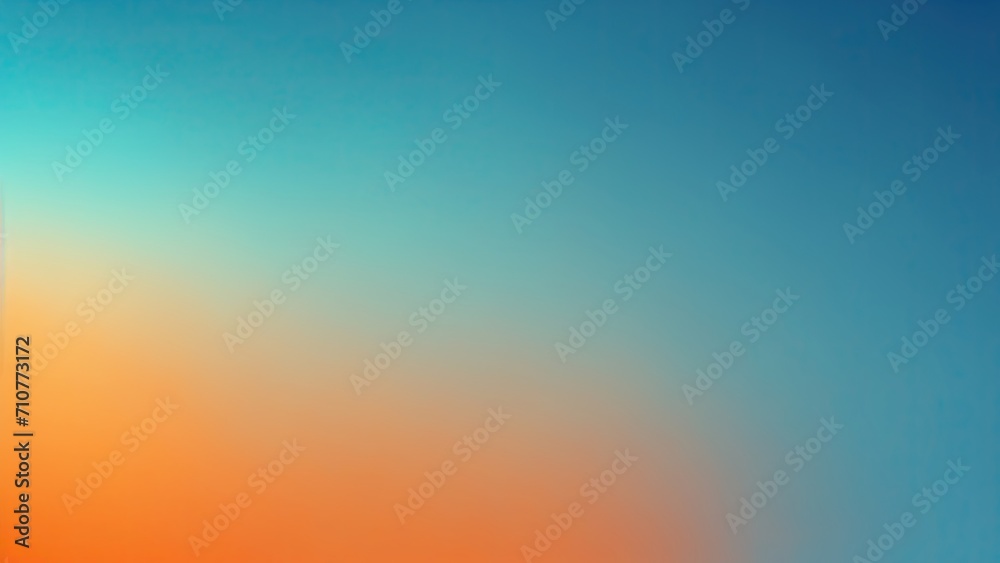 Naklejka premium Blurred Orange blue and teal texture Dark gradient background