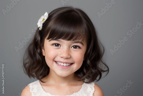 Child - happy child - kid happy - happy girl - young girl - smiling - smile - smiling girl - kid smiling - happiness cheerfull - Generated AI photo