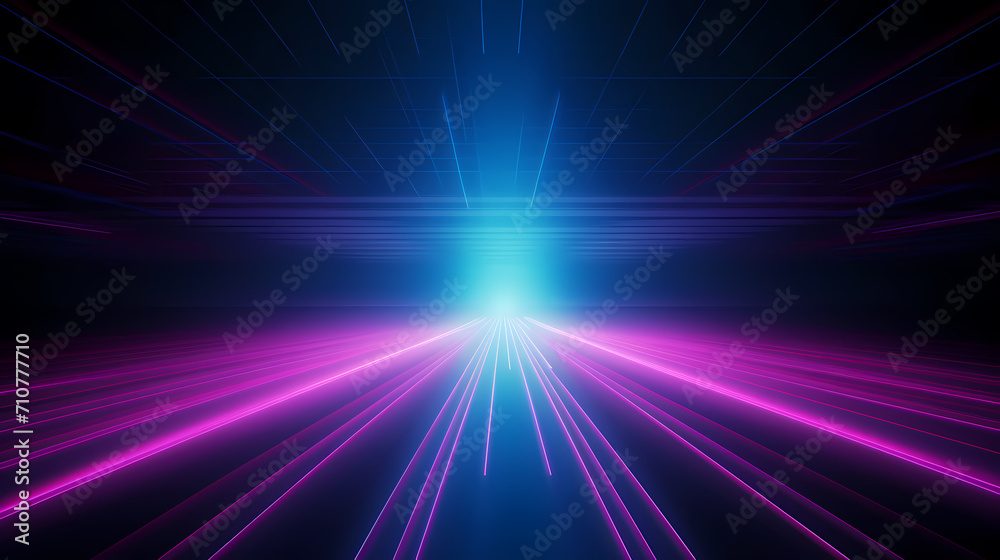 Abstract background and data transfer concept, abstract line art background