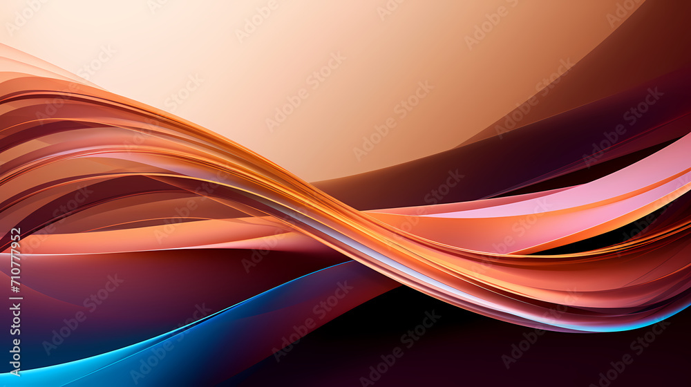 Fototapeta premium Abstract background and data transfer concept, abstract line art background
