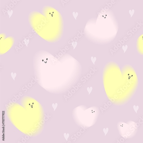 love heart pattern for valentine background