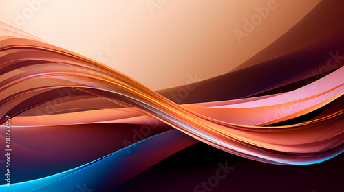 Abstract background and data transfer concept, abstract line art background