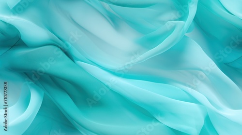  a close up of a blue fabric with a very large amount of light blue fabric on the top of it.