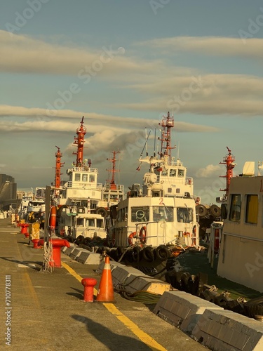 tanker in the port